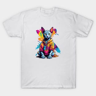 Neon Cat T-Shirt